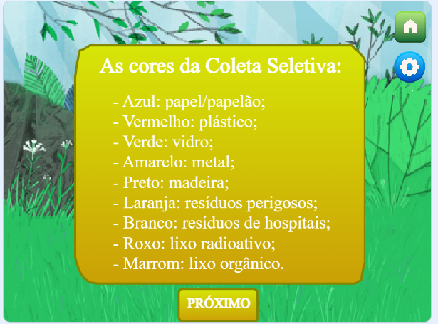 Foto da tabela de dicas